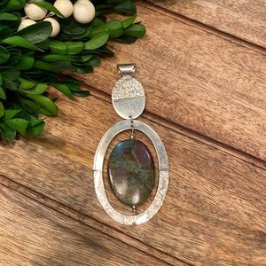 DDD STERLING SILVER TURQUOISE MEXICO Pendant